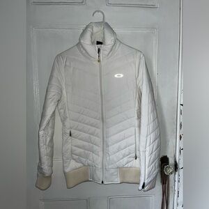 Oakley White Quilted Jacket